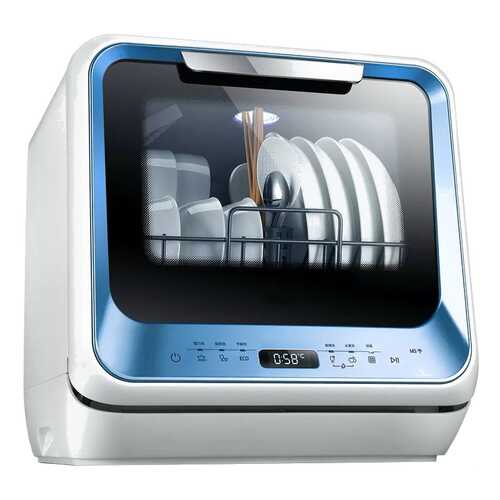 Посудомоечная машина компактная Midea MCFD42900BL MINI white/blue в Miele