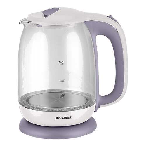 Чайник электрический Аксинья КС-1020 White/Purple в Miele