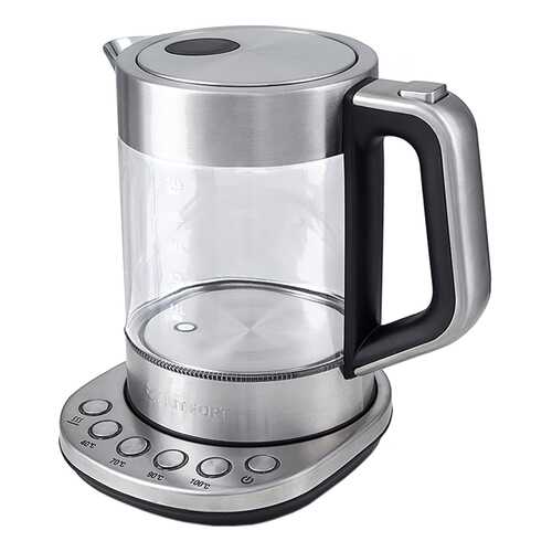 Чайник электрический Kitfort KT-616 Silver/Black в Miele