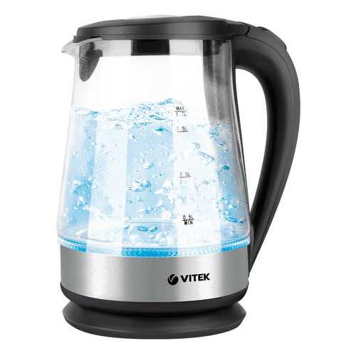 Чайник электрический Vitek 7077(MC) Black/Silver в Miele