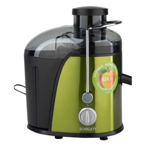 Соковыжималка центробежная Scarlett SC-JE50S14 green/black в Miele