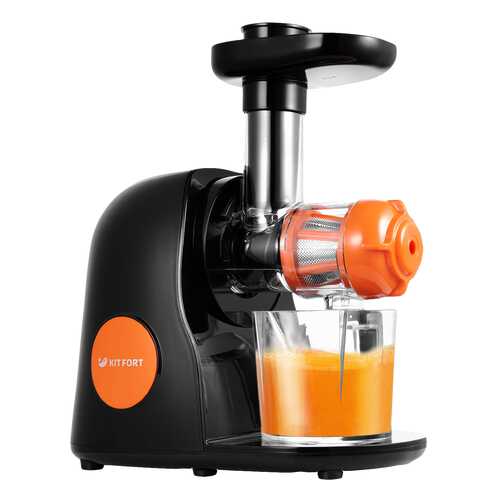 Соковыжималка шнековая Kitfort КТ-1111-2 orange/black в Miele