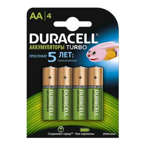 Аккумуляторная батарея Duracell Turbo HR6-4BL 4 шт в Miele
