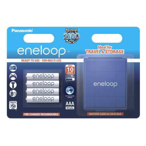 Аккумуляторная батарея Panasonic Eneloop BK-4MCCEC4BE 4 шт в Miele