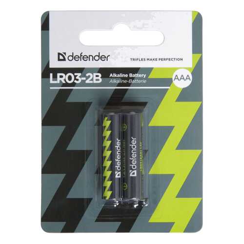 Батарейка Defender LR03-2B 56003 2 шт в Miele