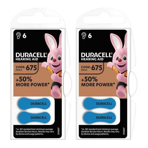 Батарейка Duracell 675 6шт в Miele