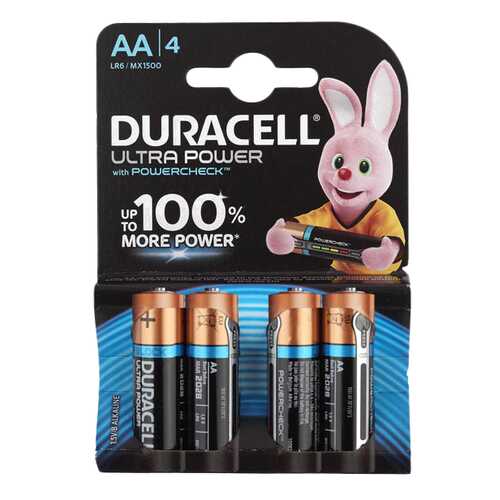 Батарейка Duracell Ultra Power LR6-4S 4 шт в Miele