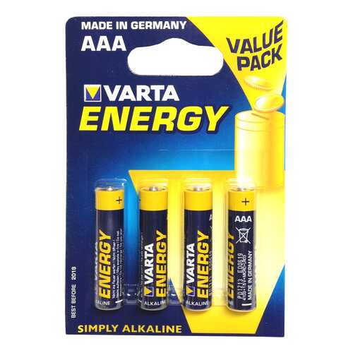 Батарейка Varta Energy LR03-4BL 4 шт в Miele