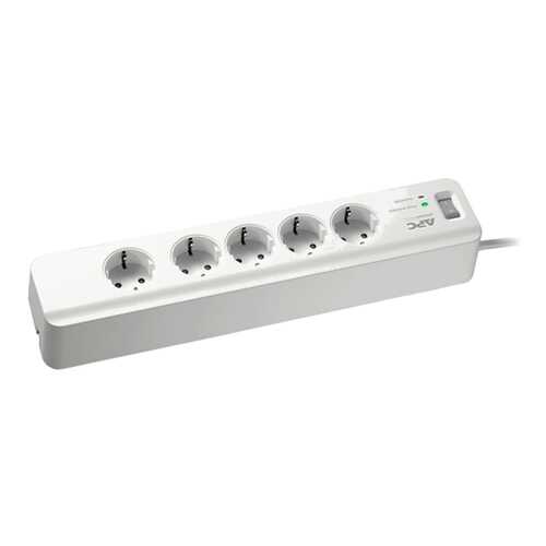 Сетевой фильтр APC PM5-RS, 5 розеток, 1,8 м, White в Miele