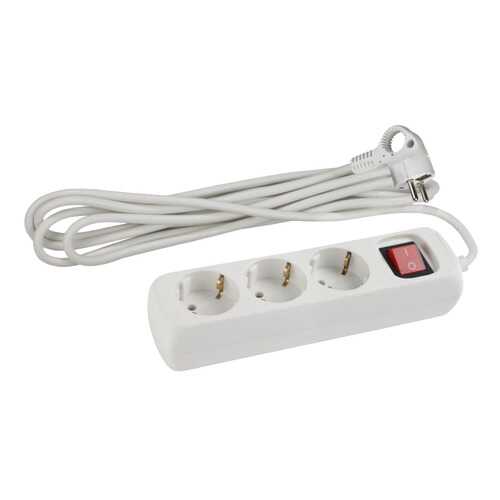 Сетевой фильтр ERA U-3ES-5M, 3 розетки, 5 м, White в Miele