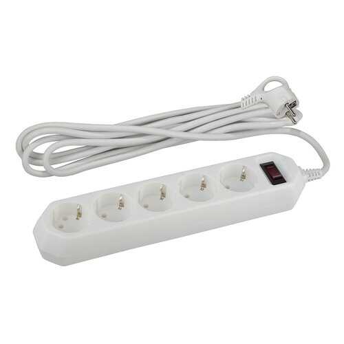 Сетевой фильтр ЭРА USF-5es-3m, 5 розеток, 3 м, White в Miele