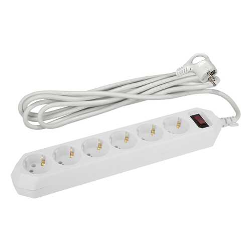 Сетевой фильтр ЭРА USF-6es-3m-W, 6 розеток, 5 м, White в Miele