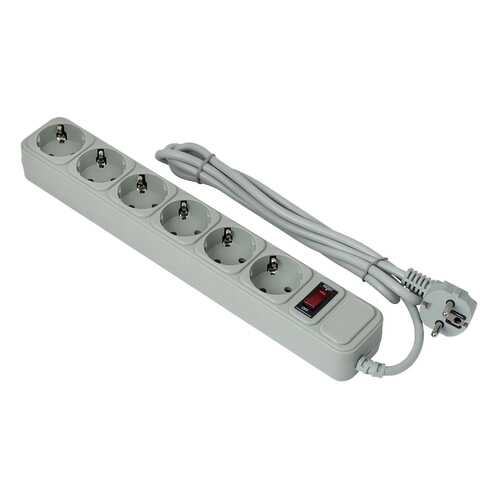 Сетевой фильтр ExeGate SP-6-3, 6 розеток, 3 м, Grey в Miele