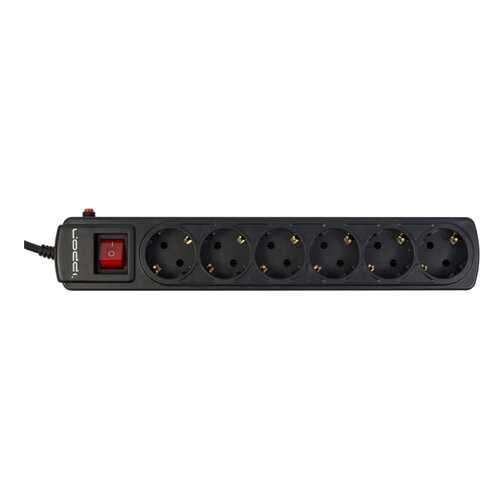 Сетевой фильтр IPPON BK112, 6 розеток, 1,8 м, Black в Miele