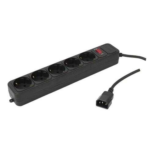 Сетевой фильтр PC PET AP01006-E-B, 5 розеток, 1,8 м, Black в Miele