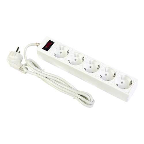 Сетевой фильтр SmartBuy One, 5 розеток, 1,8 м, White в Miele