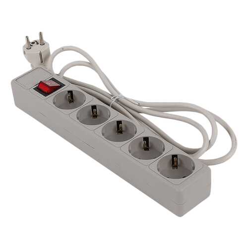 Сетевой фильтр Sven Optima Base, 5 розеток, 3 м, Grey в Miele