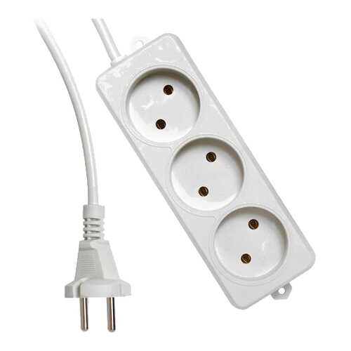Удлинитель Гарнизон EL-NL3-W-3, 3 розетки, 3 м, White в Miele