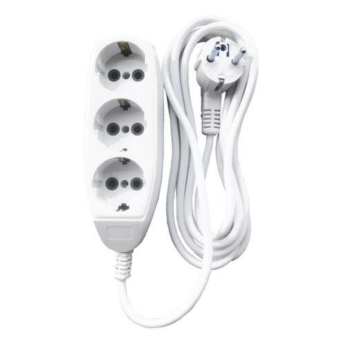 Удлинитель Jett РС-3, 3 розетки, 7 м, White в Miele