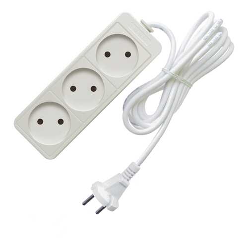 Удлинитель СОЮЗ 481S-1305, 3 розетки, 5 м, White в Miele