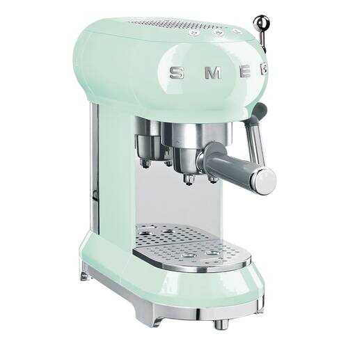 Кофеварка рожкового типа Smeg ECF01PGEU Green в Miele