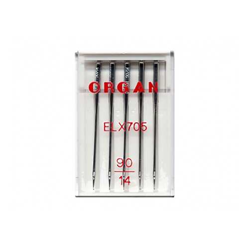 Иглы Organ для распошивальных машин EL x 705 №90 для БШМ упак,5 игл в Miele