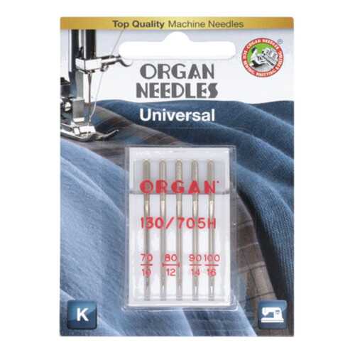 Иглы Organ универсальные 5/70- 100 Blister в Miele
