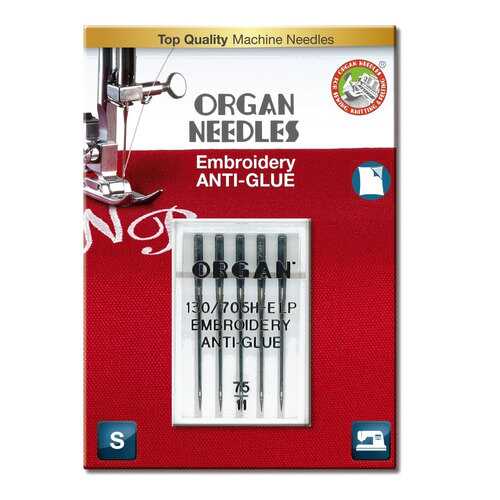 Иглы Organ Вышивальные Anti-Glue 5/75 в Miele