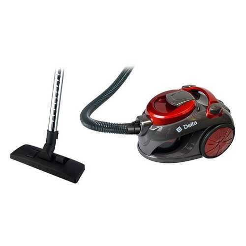 Пылесос Delta DL-0828 Grey/Red в Miele