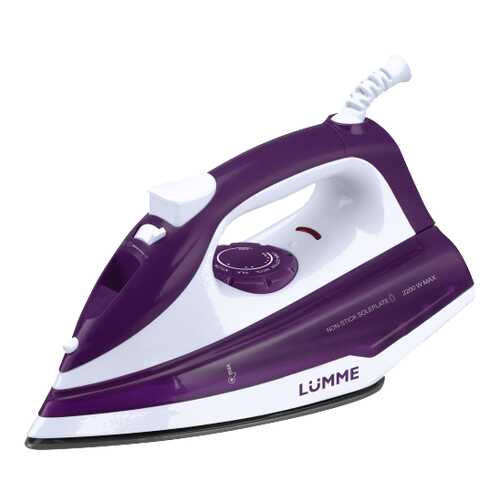 Утюг LUMME LU-1128 White/Purple в Miele