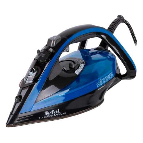 Утюг Tefal TurboPro Anti-Calc FV5648 Blue/Black в Miele