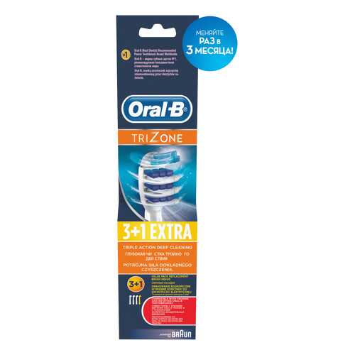 Насадка для зубной щетки Braun Oral-B EB30 TriZone 4шт в Miele