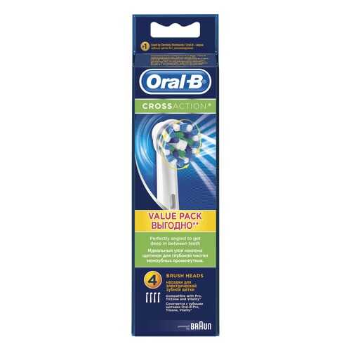Насадка для зубной щетки Braun Oral-B EB50 Cross Action 4 шт в Miele