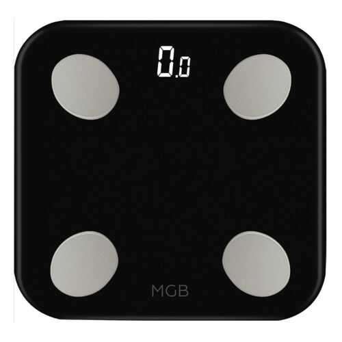 Весы напольные MGB Body Fat Scale Glass Edition Black в Miele