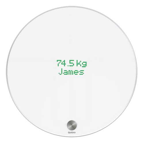 Весы напольные Qardio QardioBase Wireless Smart Scale B100-IOW White в Miele