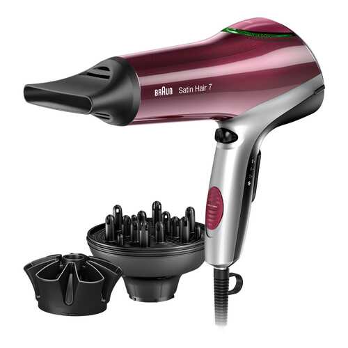 Фен Braun HD 770 Diffusor Red/Gray в Miele