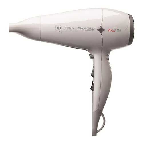 Фен GA.MA Diamond Ceramic Ion 3D Therapy GH0302 White в Miele