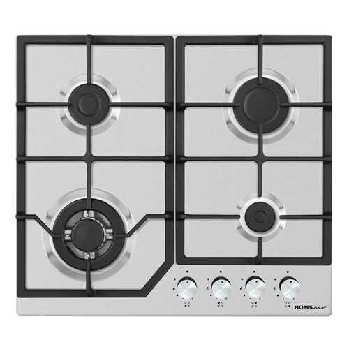 Встраиваемая газовая панель HOMSair HGS433TGCS Silver в Miele