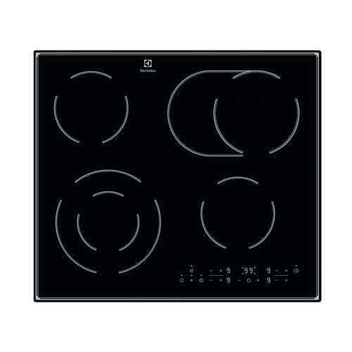 Встраиваемая варочная панель электрическая Electrolux CPE644RCC Black в Miele
