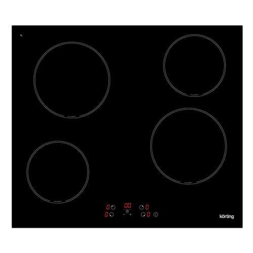 Встраиваемая варочная панель электрическая Korting HK 60001 B Black в Miele