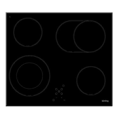 Встраиваемая варочная панель электрическая Korting HK 62051 B Black в Miele