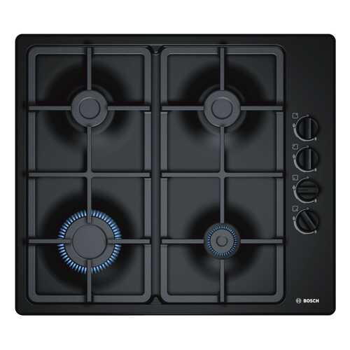 Встраиваемая варочная панель газовая Bosch PBP6C6B91R Black в Miele