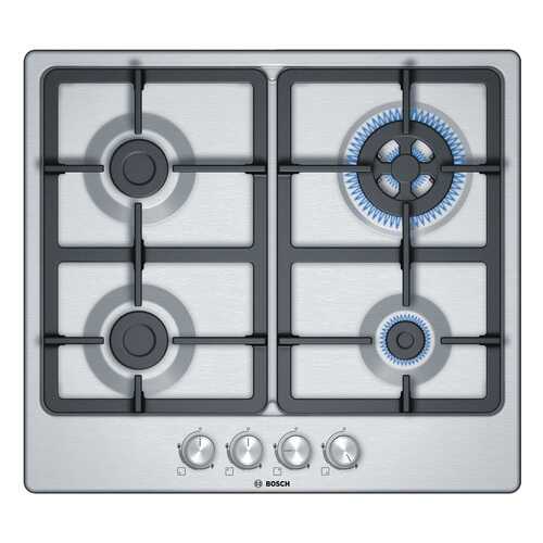 Встраиваемая варочная панель газовая Bosch PGH6B5O90R Silver в Miele