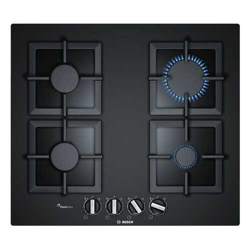Встраиваемая варочная панель газовая Bosch PPP6A6B20R Black в Miele