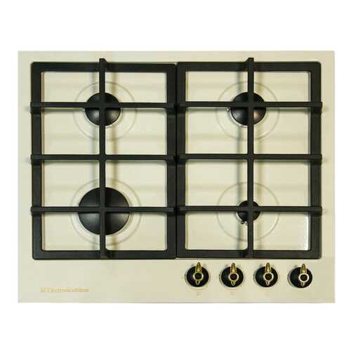 Встраиваемая варочная панель газовая Electronicsdeluxe TG4 750231F-022 Beige в Miele