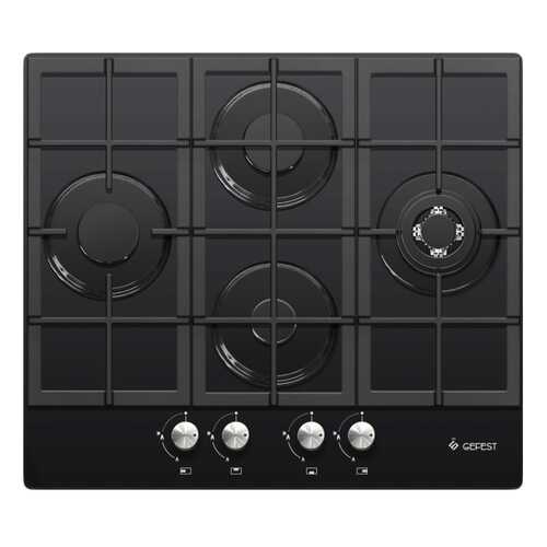 Встраиваемая варочная панель газовая GEFEST ПВГ 2231-01 К3 Black в Miele