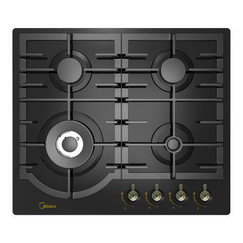 Встраиваемая варочная панель газовая Midea MG696TRGB-B Black в Miele