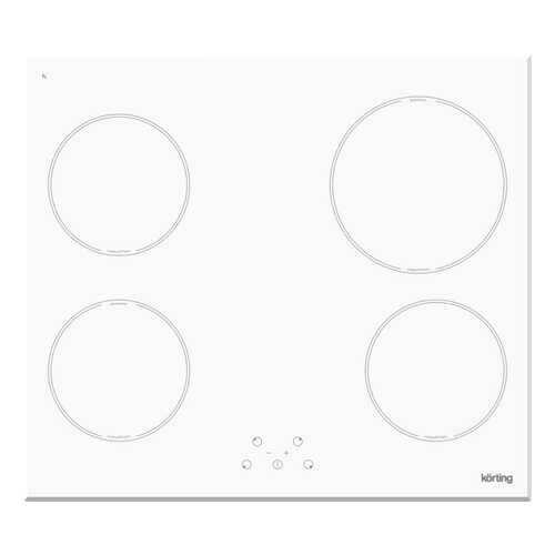 Встраиваемая варочная панель индукционная Korting HI 64021 BW White в Miele
