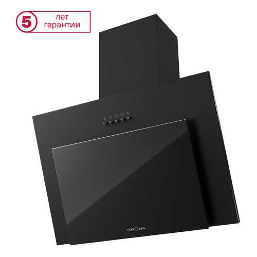 Вытяжка наклонная KRONAsteel ELMA 600 PB Black в Miele