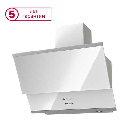 Вытяжка наклонная KRONAsteel Irida 600 White в Miele